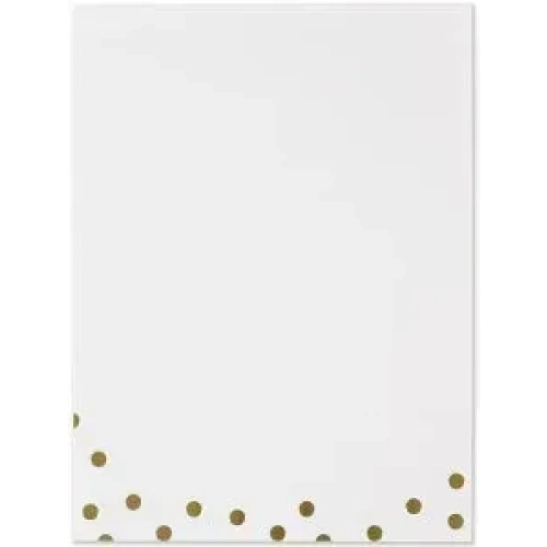 GOLD DOTS BOXED STATIONARY