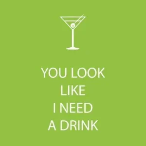 You Look... Beverage Napkin
