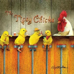 The Tipsy Chicks Beverage Napkins
