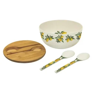 Lemon Mus?e Bamboo Salad Bowl Set