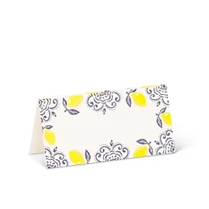Lemons Folded Placecard