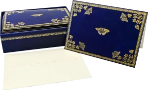 Gilded Butterflies Note Cards