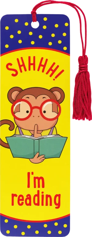 SHHHH! I'm Reading Bookmark