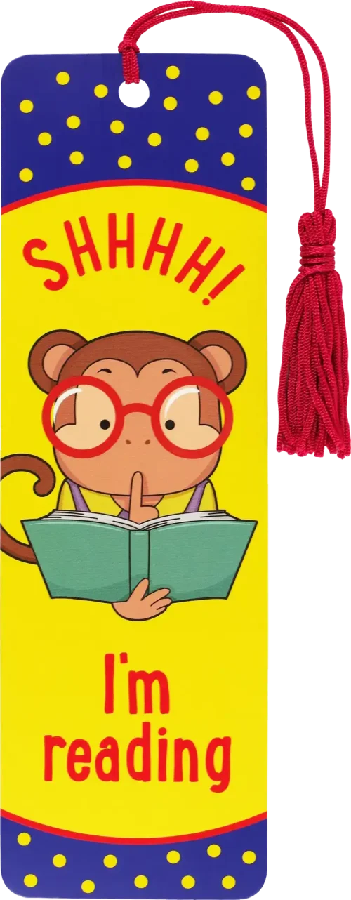 SHHHH! I'm Reading Bookmark