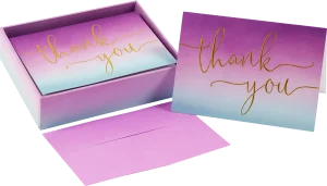 Amethyst Thank You Notes