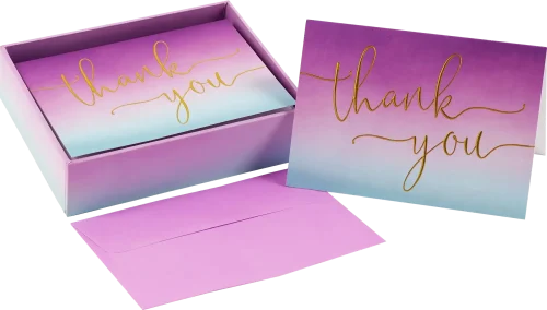 Amethyst Thank You Notes