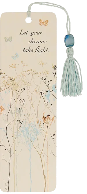 Butterflies Beaded Bookmark