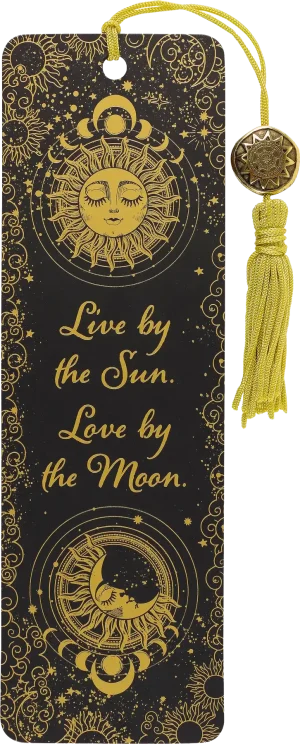 Sun/Moon Beaded Bookmark