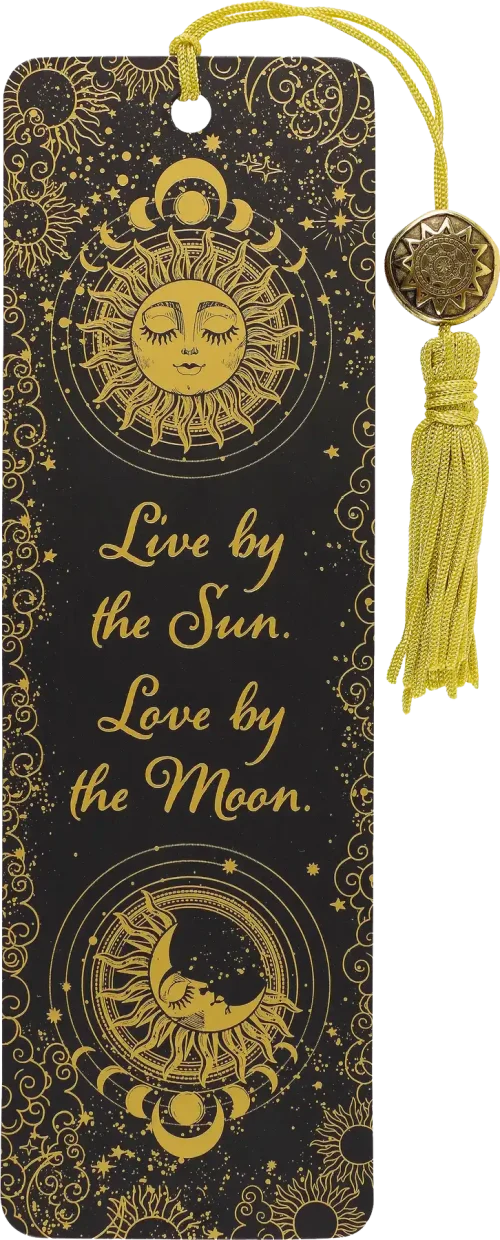 Sun/Moon Beaded Bookmark