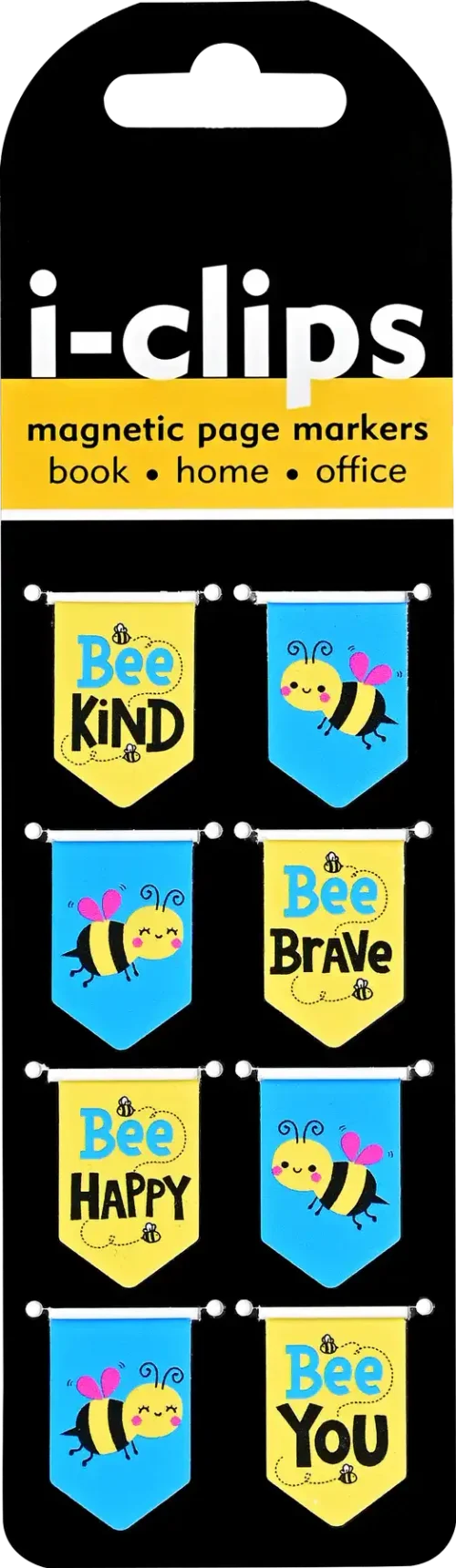 Bees IClip Magnetic Page Markers