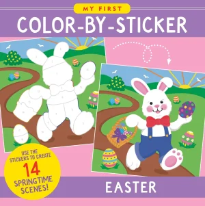 Colour-by-Sticker Easter Book