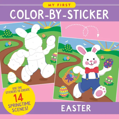 Colour-by-Sticker Easter Book