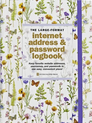 Wildflower Garden Internet/Password Logbook