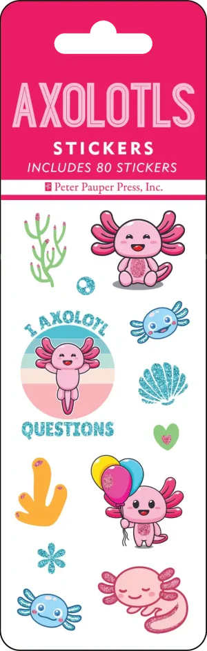 Axolotls Sticker Set