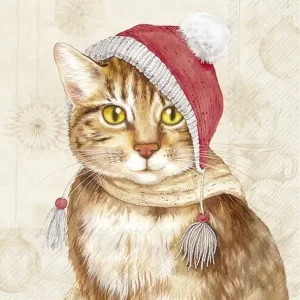 Jill Cream Cocktail Napkin