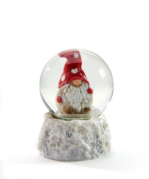 Poly Resin Gnome Design Waterglobe