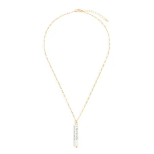 Fell in Love Quote Necklace