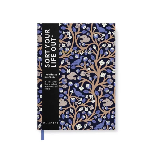 Bluebird White Owl Repeat Daily Planner