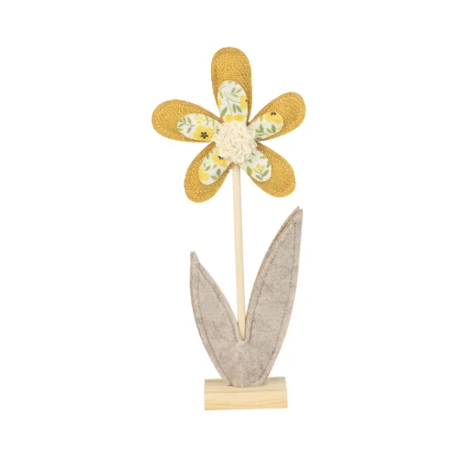 Floral Fabric Daisy Table Piece- Small