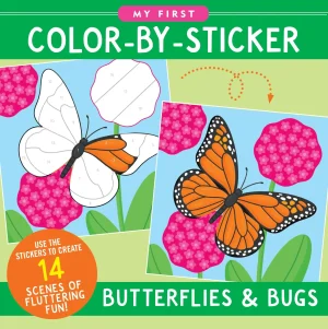 Colour By Sticker Butterflies and Bugs Book