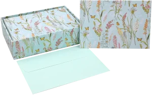 Blooms and Butterflies Note Cards