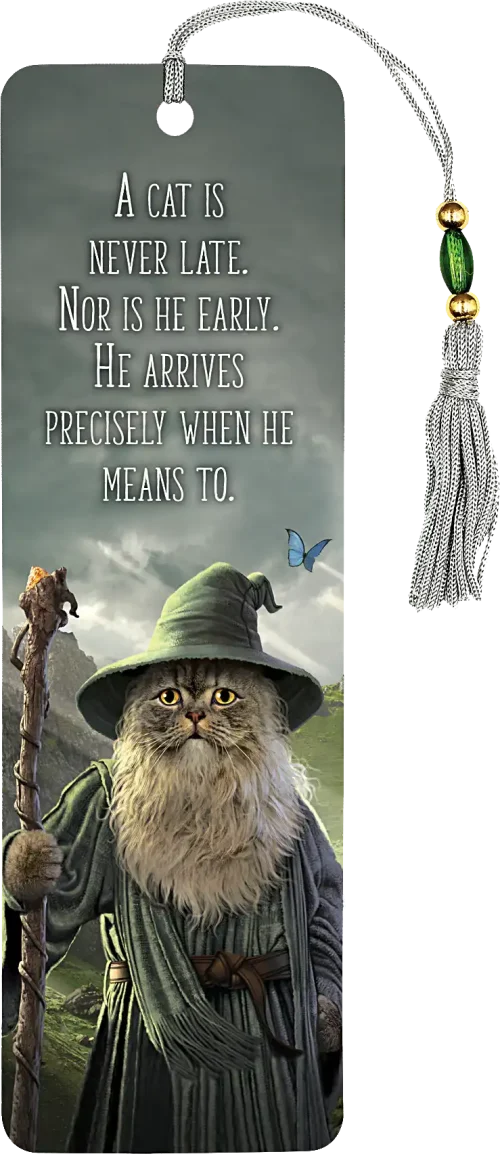 CatDalf Beaded Bookmark