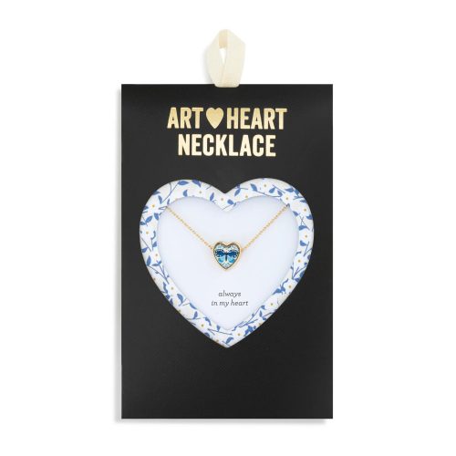 Art Heart Always in my Heart Necklace