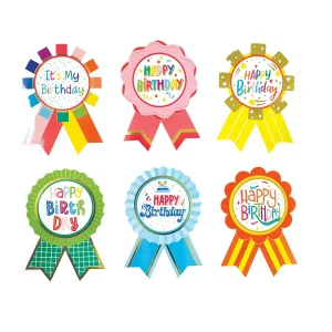 Party Partners Birthday Badge Stickers