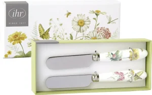 Butter Knife Set: Wildflower and Butterfly