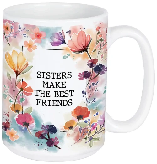 Sisters Make The Best Friends Boxed Mug