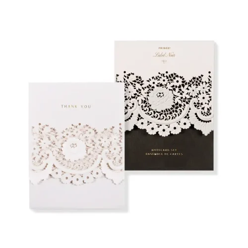 Notecards Noir Lace