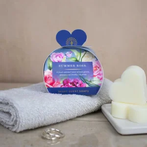 ESC Summer Rose Heart Guest Soaps